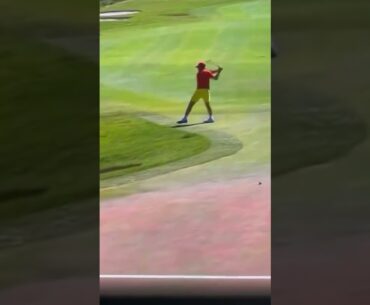 Abe Ancer club throw #livgolf #livgolftour #livtour #golf #ancer #livgolfleague