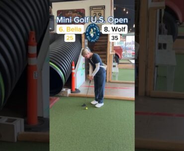 Mini Golf U.S. Open Championship (Holes 14-15) | Bella vs Wolf #minigolf