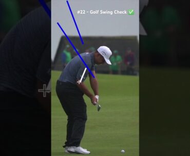 How to shallow the club | Golf Swing Slow Motion Iron
