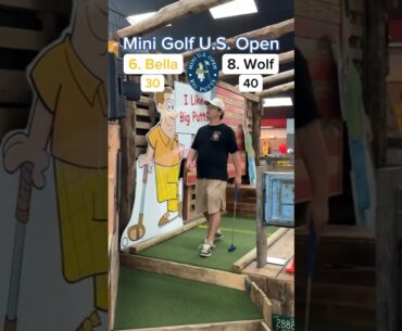 Mini Golf U.S. Open Championship (Hole 16) | Bella vs Wolf #minigolf