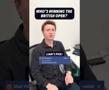 Who Will Win the British Open? #golf #shorts