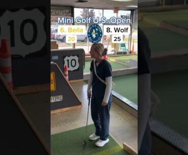 Mini Golf U.S. Open Championship (Holes 11-12) | Bella vs Wolf #minigolf