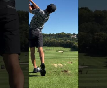 Joaco Niemann's secret weapon 😉You think you can hit a fade with this?🤔#TorqueGC #LIVgolf #shorts