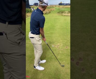 Will Zalatoris With Titleist T350 4i into the 17th at Royal Troon for the Open! #golf #golfequipment