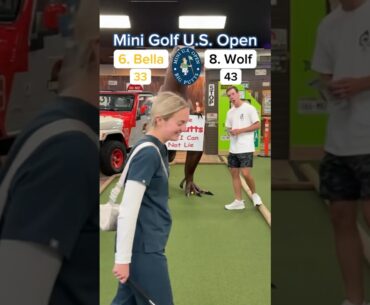 Mini Golf U.S. Open Championship (Hole 17) | Bella vs Wolf #minigolf
