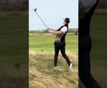 Daniel Hillier struggling in the long rough around Royal Troon for the 152nd Open! #golf #golfswing
