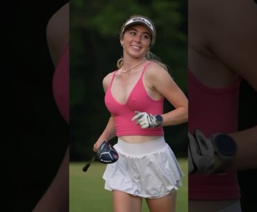 Let’s play golfing #shorts #golfgirl #golfswing