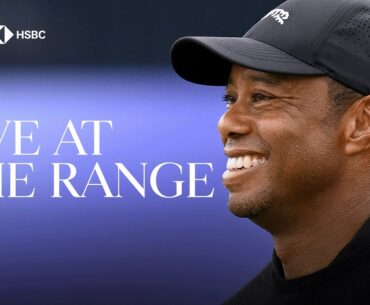 🔴 TIGER WOODS LIVE AT THE RANGE | The 152nd Open at Royal Troon | Thursday Afternoon