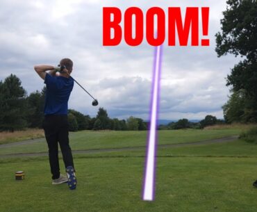 Using TITANIUM GOLF BALLS With A TITANIUM DRIVER