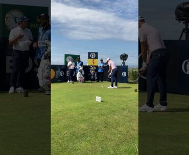 Guido Migliozzi On Hole 3 Hitting Iron at Royal Troon for the Open! #golf #golfswing
