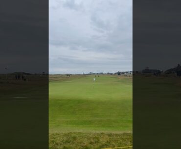 C.T Pan dialing in the wedges on a wet and windy day at Royal Troon! The Open Is Here! #golf