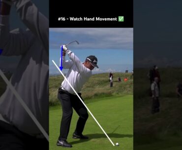 Hand Movement Golf Swing Slow Motion