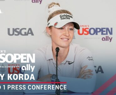 Nelly Korda: 2024 U.S. Women's Open Presented by Ally Press Conference | Round 1