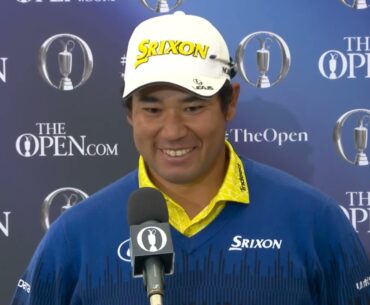 Hideki Matsuyama Sunday Flash Interview 2024 Open Championship Royal Troon