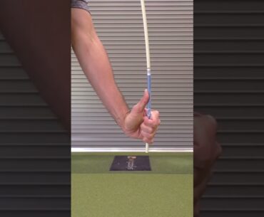 Alignment Stick Hand Drill  #golf #hands #grip