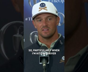 Bryson DeChambeau explains his first-round 76 at The Open