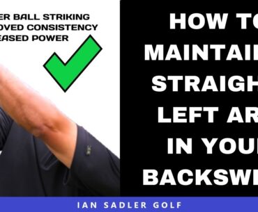 AMAZING Golf Tips To Keep Your Left Arm Straight