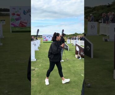 Alex Noren Flop Shots with the new Callaway Opus at their launch party! #golf #theopen #golfswing