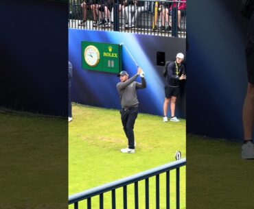 Dean Burmester On the 1st at Royal Troon for the 152nd Open #theopen #golfswing