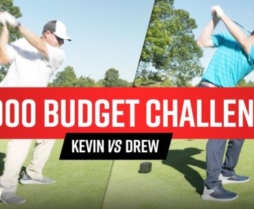 $1,000 BUDGET GOLF CLUBS CHALLENGE | Kevin vs Drew