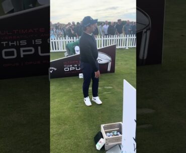 Francesco Molinari at the Callaway Opus launch party at the 152nd Open #callaway #golfequipment