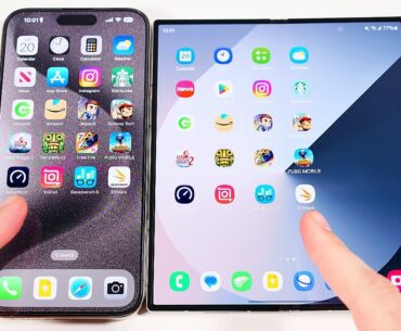 iPhone 15 Pro Max vs Galaxy Z Fold 6 Speed Test