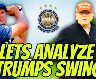Donald Trump Golf Swing Analysis : Break 50 with Bryson Dechambeau