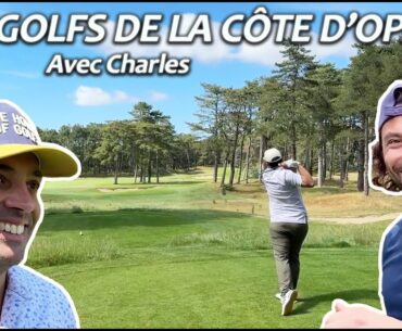 Je découvre les golfs de la Côte d'Opale avec @charlesdamourette ! Des parcours merveilleux :)