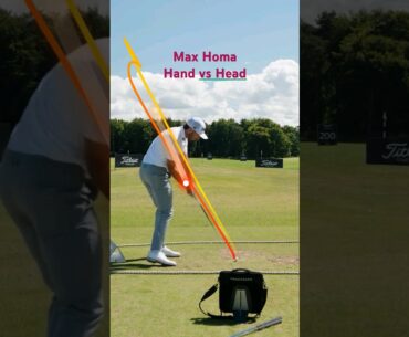 @max.homa Hand Path vs Head Path traced by mobile app shashot #GOLF #golfswing #골프 #ゴルフスイング #ゴルフ