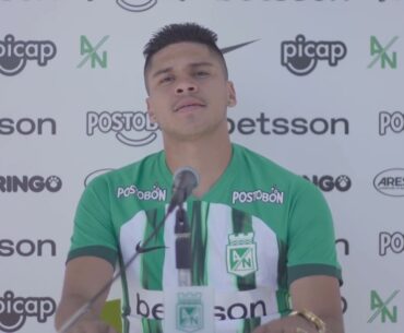 Sebastian Guzmán es nuevo jugador de Atlético Nacional 🇳🇬 estas son sus primeras declaraciones. 🎙️