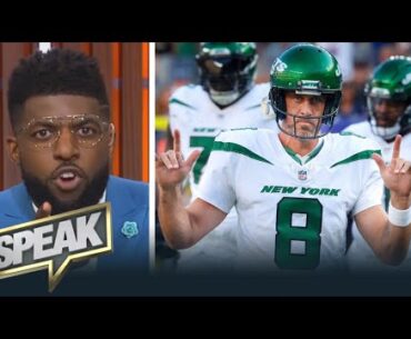 Speak For Yourself | New York Jets, Aaron Rodgers Projected To Beat Packers in Super Bowl - Acho