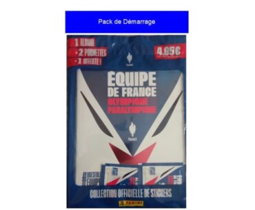 Ouverture Pack de démarrage. Panini Equipe de France Olympique et Paralympique. #pourvous.