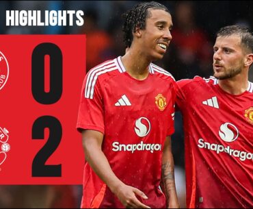 Amad & Hugill FIRE Home! 🚀 | Rangers 0-2 Man Utd | Highlights