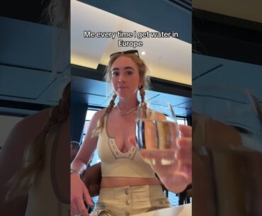 They never put ice in water in Europe
