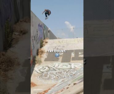 🤯 7 Tries. Savage. Ryan Sheckler Huge Kickflip Into Bank