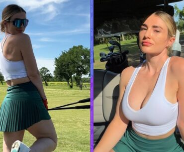 Olivia Pag : The golf star and model who conquers social networks