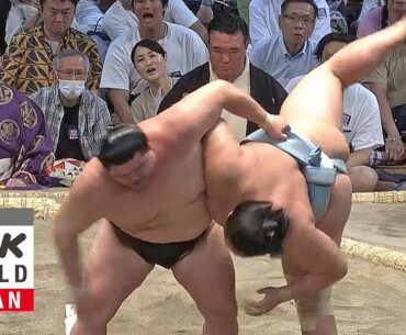 GRAND SUMO: Day 12 of the July 2024 Tournament - GRAND SUMO Highlights