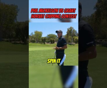 Phil Mickelson shocked at Grants Chip Shot 😱⛳️