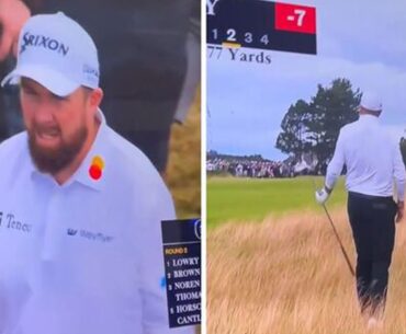 Shane Lowry rages at cameraman during furious outburst at The Open