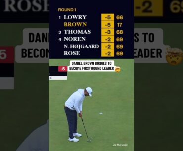 Daniel Brown was +25000 to be FRL 💰 #theopen #golf #golfing #golfbetting #sportsbetting #pgatour