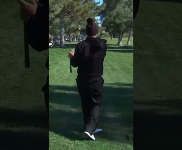 What a shot from Peter Uihlein! He would make the putt to grab the individual lead at 11-under.