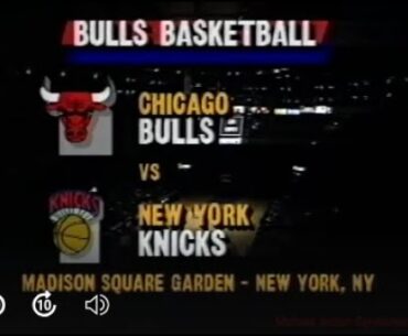 Bulls @ Knicks 2-14-91 *Video quality jumpy at start/6 minute mark 1st Q clears up