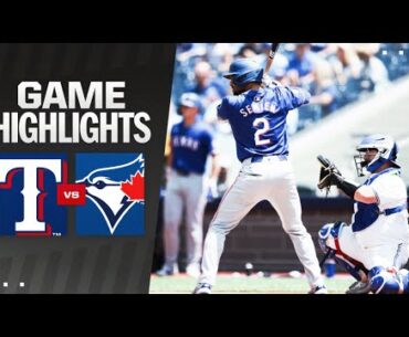 Rangers vs. Blue Jays Game Highlights (7/28/24) | MLB Highlights
