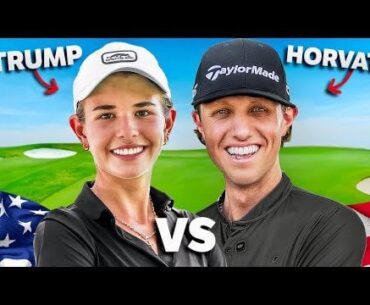 Grant Horvat and Kai Trump