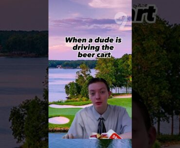 Where the cart girls at?👀 #golf #golfing #golfer #golfshorts #shorts #shortsfunny #funny #golflife