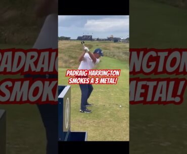 Padraig Harrington smokes a 3 metal at #theopenchampionship #tomgillisgolfinstruction #golf