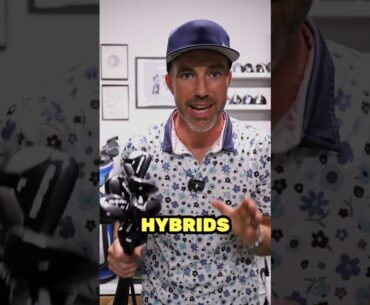 A full set of hybrid irons?! #golf #golfclubs