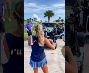 I challenged this guy $100 to play a golf hole
