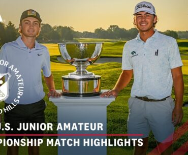 2024 U.S. Junior Amateur Championship: Tyler Watts vs. Trevor Gutschewski | Every Televised Shot