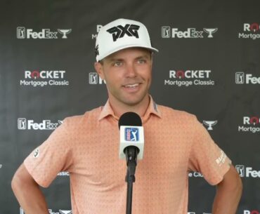 Eric Cole Friday Flash Interview 2024 Rocket Mortgage Classic © PGA Tour